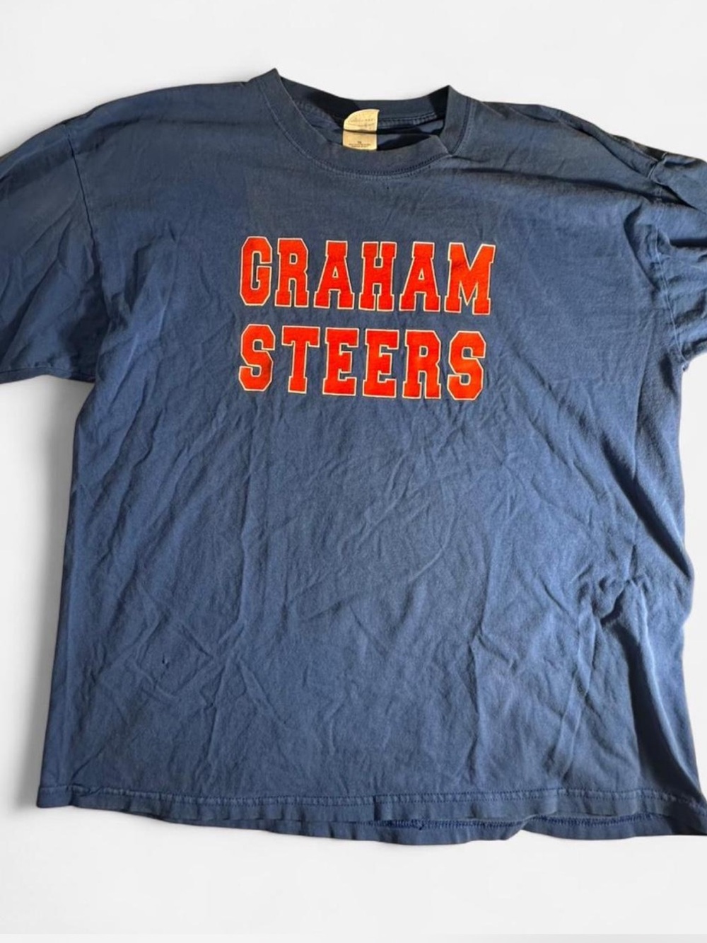 Vintage Gildan Short-Sleeve Football Tee "Graham Steers"